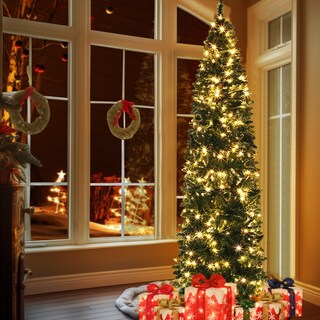 Foto 4 | Foto 4 | Árbol De Navidad Turnmeon, Doble Cambio De Color Y Temporizador, 6 Pies, Preiluminado - Venta Internacional.