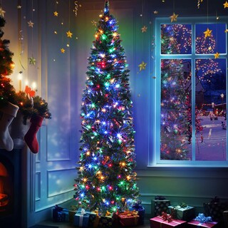 Foto 5 | Foto 5 | Árbol De Navidad Turnmeon, Doble Cambio De Color Y Temporizador, 6 Pies, Preiluminado - Venta Internacional.