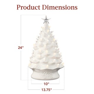 Foto 7 | Foto 7 | Árbol De Navidad De Cerámica Best Choice Products De 24 Pulgadas Con 74 Bombillas - Venta Internacional.
