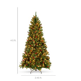 Foto 7 | Foto 7 | Árbol De Navidad Best Choice Products De 1,4 M Con Luces Y Decoraciones - Venta Internacional.