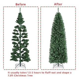 Foto 4 | Foto 4 | Árbol De Navidad Yaheetech, Madera De Abeto Artificial Kingswood De 7.5 Pies - Venta Internacional.