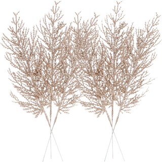 Foto 1 | Foto 1 | Adornos Para Árbol De Navidad Sea Team, Ramita De Pino Con Purpurina, 14 Cm - Venta Internacional.