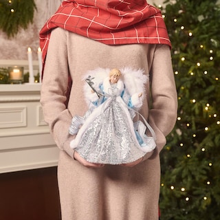 Foto 6 | Foto 6 | Decoración Para Árbol De Navidad Valery Madelyn Con Forma De Ángel Iluminado, 30 Cm - Venta Internacional.
