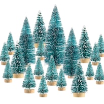 Minisisal Artificial Satinior Para Árbol De Navidad Con Base, 60 Unidades - Venta Internacional.
