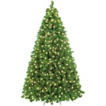 Árbol De Navidad Yaheetech De 7.5 Pies Con 550 Luces Blancas Cálidas - Venta Internacional.