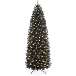 Árbol De Navidad Best Choice Products, 12 Pies, Preiluminado, Negro - Venta Internacional.