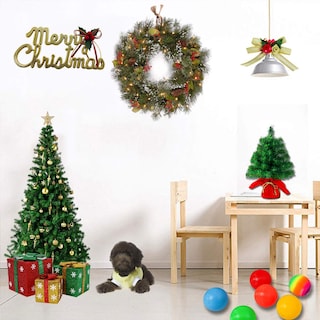 Foto 2 | Foto 2 | Árbol De Navidad Sunnyglade Premium Artificial De 1,2 M Con Soporte - Venta Internacional.