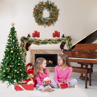 Foto 3 | Foto 3 | Árbol De Navidad Sunnyglade Premium Artificial De 1,2 M Con Soporte - Venta Internacional.