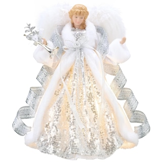 Foto 1 | Foto 1 | Decoración Para Árbol De Ángel De Navidad Valery Madelyn, 30 Cm, Con Luz Led - Venta Internacional.