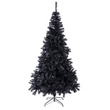 Árbol De Navidad Sunnyglade, Pvc Negro, 7.5 Pies Con 1400 Puntas - Venta Internacional.