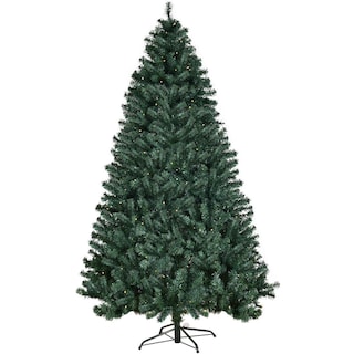 Foto 5 | Foto 5 | Árbol De Navidad Costway De Pvc Preiluminado De 7 Pies Con 300 Luces Led, Color Verde - Venta Internacional.