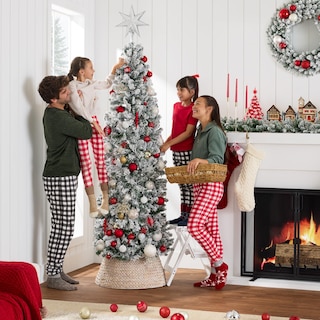 Foto 3 | Foto 3 | Lápiz Flocado Christmas Tree Best Choice Products De 6 Pies - Venta Internacional.