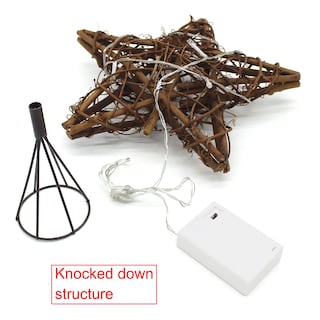 Foto 6 | Foto 6 | Decoración Navideña Cvhomedeco de Estrella con Luces Led-Venta Internacional