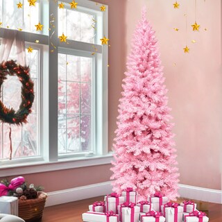 Foto 5 | Foto 5 | Árbol de Navidad Turnmeon Artificial Preiluminado 6 Pies Rosa con 240 Led - Venta Internacional
