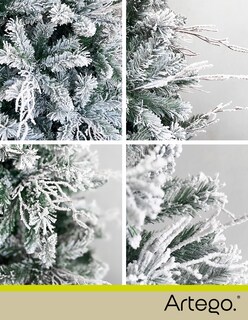 Foto 2 | Foto 2 | Árbol De Navidad Nevado Premium *ramas Secas* Norway Spruce Nieve Pino Artificial Frondoso + Maleta/christmas Tree 2.8m
