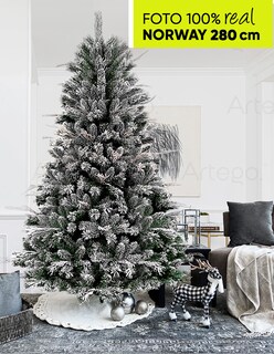 Foto 3 | Foto 3 | Árbol De Navidad Nevado Premium *ramas Secas* Norway Spruce Nieve Pino Artificial Frondoso + Maleta/christmas Tree 2.8m