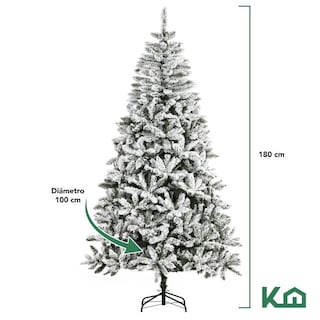 Foto 2 | Foto 2 | Arbol De Navidad Pino Nevado 1.80m Artificial Navideño