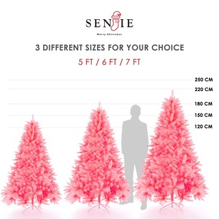 Foto 2 | Foto 2 | Árbol De Navidad Artificial Senjie Classic Xmas Pine De 5/6/7 Pies - Venta Internacional.