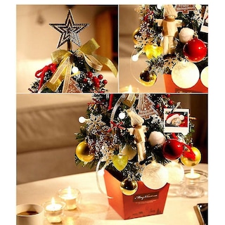 Foto 4 | Foto 4 | Expositor De Adornos Navideños Yesfit Diy, Mini Árbol De Navidad - Venta Internacional.