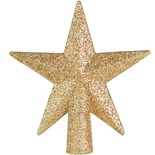 Decoración Para Árbol De Navidad Con Forma De Estrella Dorada Con Purpurina, 5 Cm - Venta Internacional.