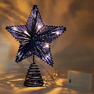 Foto 5 | Foto 5 | Homedeco. Estrella Azul Brillante En La Copa Del Árbol En 3d - Venta Internacional.