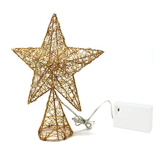 Foto 1 | Foto 1 | Homedeco. Estrella Dorada En Forma De Árbol Con Luces Led De - Venta Internacional.