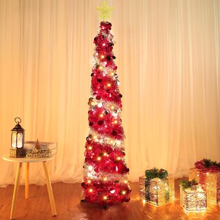 Foto 4 | Foto 4 | Árbol De Navidad Turnmeon Preiluminado De 1,5 M Con Temporizador, 50 Luces Cálidas - Venta Internacional.