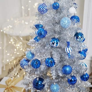 Foto 5 | Foto 5 | Árbol De Navidad Senjie Artificial De 90 Cm Con 50 Luces Y Soporte - Venta Internacional.
