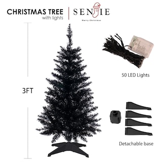 Foto 2 | Foto 2 | Árbol De Navidad Artificial Senjie De 90 Cm Con 160 Puntas De Rama - Venta Internacional.