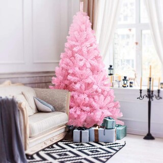 Foto 6 | Foto 6 | Árbol De Navidad Ccinee Artificial Rosa De 1,8 M Con Punta De 700 Ramas - Venta Internacional.