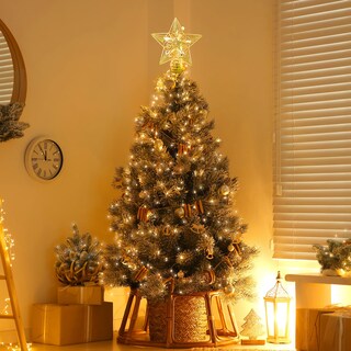 Foto 2 | Foto 2 | Decoración Con Forma De Estrella De Navidad Brightown 3d 8 Con Purpurina Dorada - Venta Internacional.