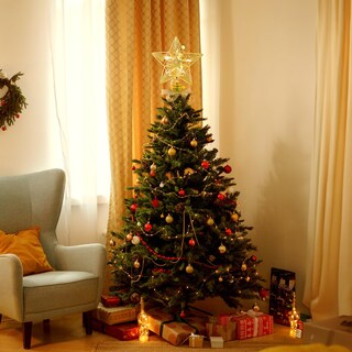 Foto 6 | Foto 6 | Decoración Con Forma De Estrella De Navidad Brightown 3d 8 Con Purpurina Dorada - Venta Internacional.