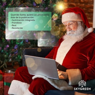 Foto 4 | Foto 4 | Árbol De Navidad 1.80 Mts Led Luces Integradas Pino Frondoso
