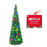 Árbol De Navidad Macting De 1,5 M Con Luces, 8 Modos, 5 Pies - Venta Internacional.