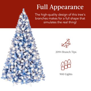 Foto 5 | Foto 5 | Árbol De Navidad Best Choice Products, Azul Preiluminado, 9 Pies Con 900 Luces - Venta Internacional.
