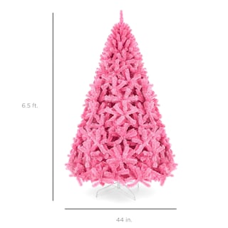 Foto 7 | Foto 7 | Árbol De Navidad Best Choice Products, Rosa, 6 Pies Con 947 Puntas De Rama - Venta Internacional.
