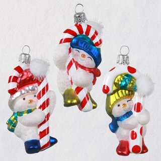 Foto 1 | Foto 1 | Adornos Navideños Hallmark Keepsake 2020 Snowman Trio - Venta Internacional.
