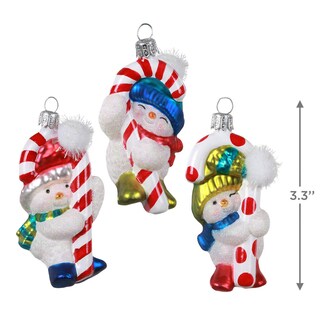 Foto 3 | Foto 3 | Adornos Navideños Hallmark Keepsake 2020 Snowman Trio - Venta Internacional.