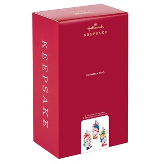 Foto 4 | Foto 4 | Adornos Navideños Hallmark Keepsake 2020 Snowman Trio - Venta Internacional.