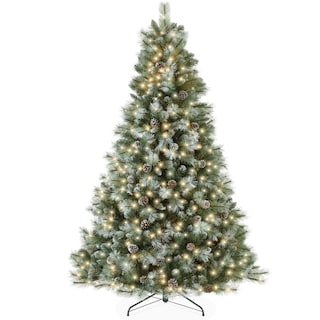 Foto 1 | Foto 1 | Árbol de Navidad Best Choice Products Pino Escocés Preiluminado de 9 Pies - Venta Internacional