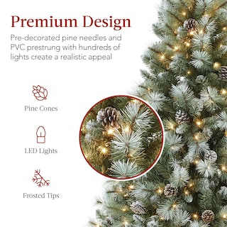 Foto 3 | Foto 3 | Árbol de Navidad Best Choice Products Pino Escocés Preiluminado de 9 Pies - Venta Internacional