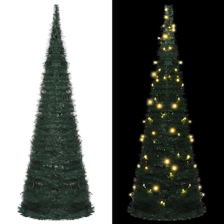 Foto 1 | Foto 1 | Árbol De Navidad Vidaxl Desplegable De 6 Pies Con 150 Luces Led De Pvc Verde - Venta Internacional.