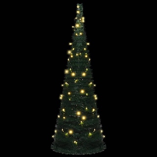Foto 4 | Foto 4 | Árbol De Navidad Vidaxl Desplegable De 6 Pies Con 150 Luces Led De Pvc Verde - Venta Internacional.