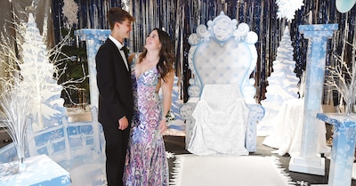 Foto 4 | Foto 4 | Árbol Nevado De 6.5 Pies Con Forma De Beistle Para Decoración De Graduación En Winter Wonderland - Venta Internacional.