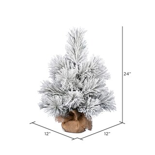 Foto 2 | Foto 2 | Árbol De Navidad Vickerman Beckett Pine De 24 Cm Con Puntas Nevadas - Venta Internacional.