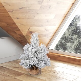 Foto 3 | Foto 3 | Árbol De Navidad Vickerman Beckett Pine De 24 Cm Con Puntas Nevadas - Venta Internacional.