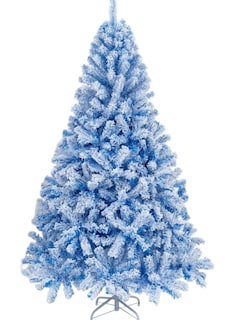 Foto 1 | Foto 1 | Árbol Navideño Xtellar Nevado Azul Vibrante 1.8m Estilo Himalaya, 780 Ramas Frondosas