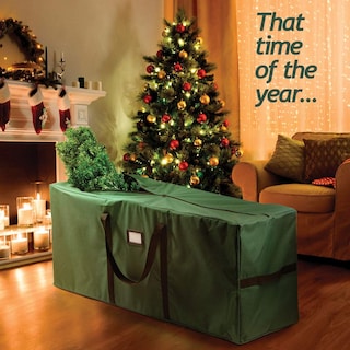 Foto 7 | Foto 7 | Bolsa De Almacenamiento Para Árbol De Navidad Sagler, Impermeable, 9 Pies, Verde - Venta Internacional.