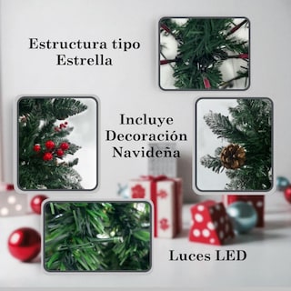 Foto 3 | Foto 3 | Árbol de Navidad 210 cm