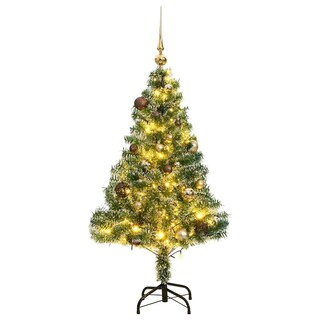 Foto 1 | Foto 1 | Árbol De Navidad Vidaxl De 47.2 Pulgadas Con 150 Luces Led Y Juego De Bolas - Venta Internacional.